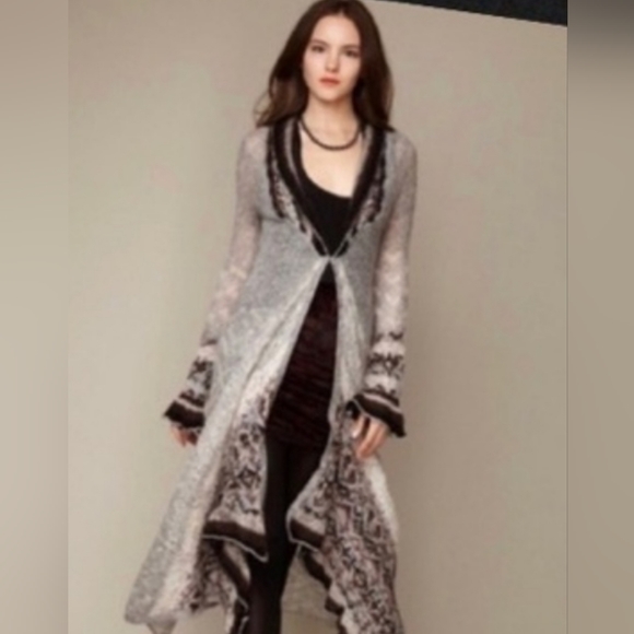 RARE Free people long cardigan sweater - Picture 4 of 4